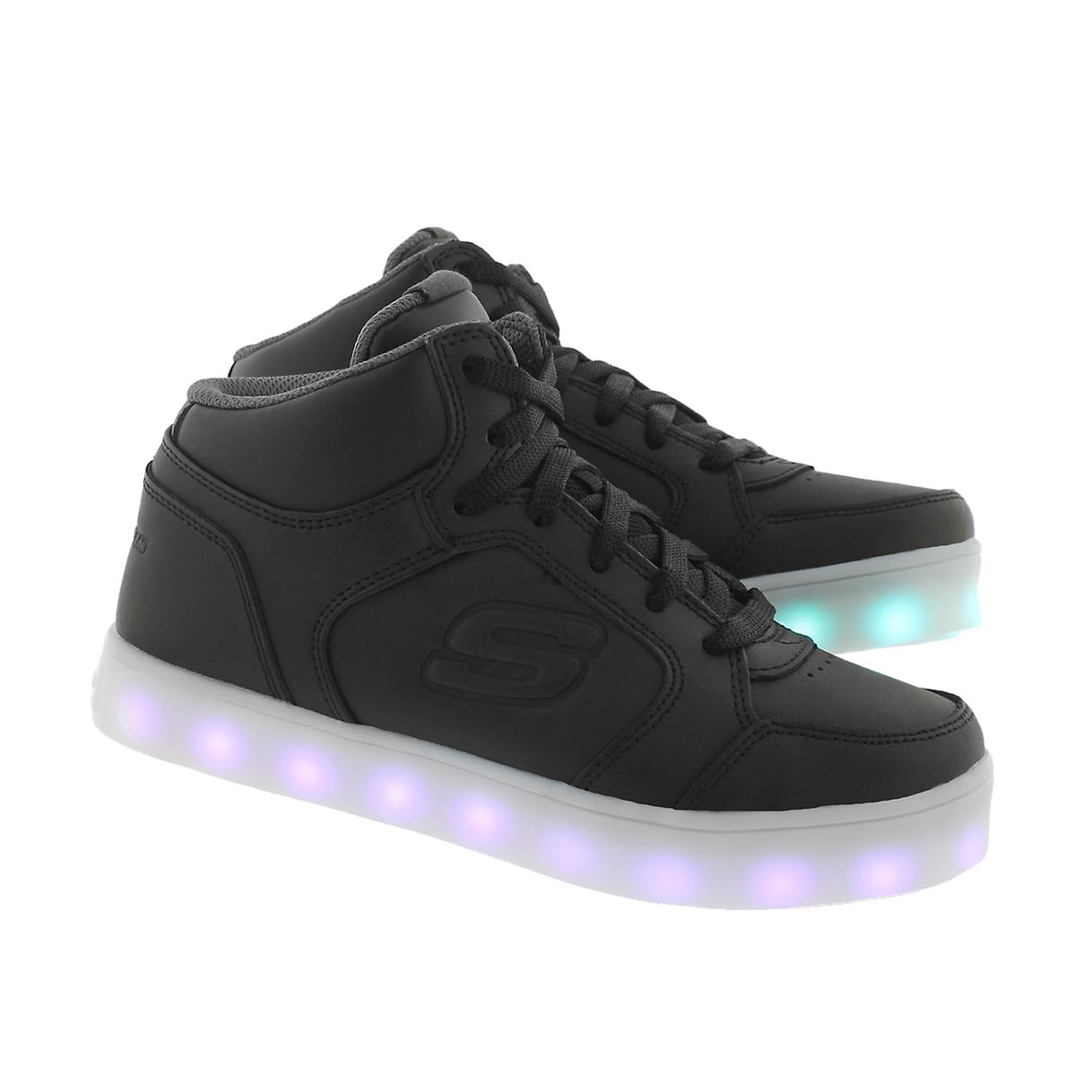 Skechers Unisex Energy Lights Light Up High Top Sneaker | eBay
