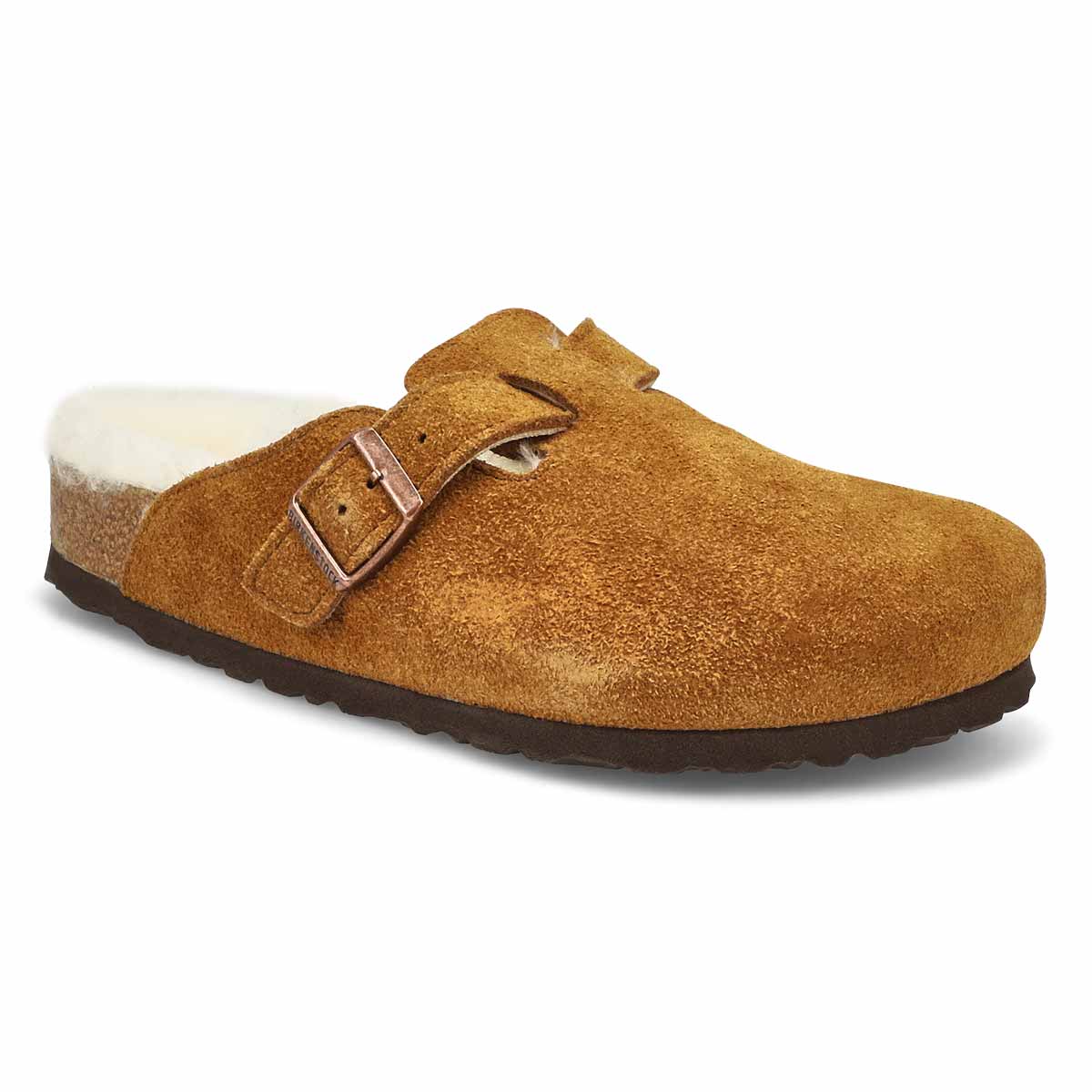 Birkenstock, Sabot Boston,vison,peau de mouton,fem