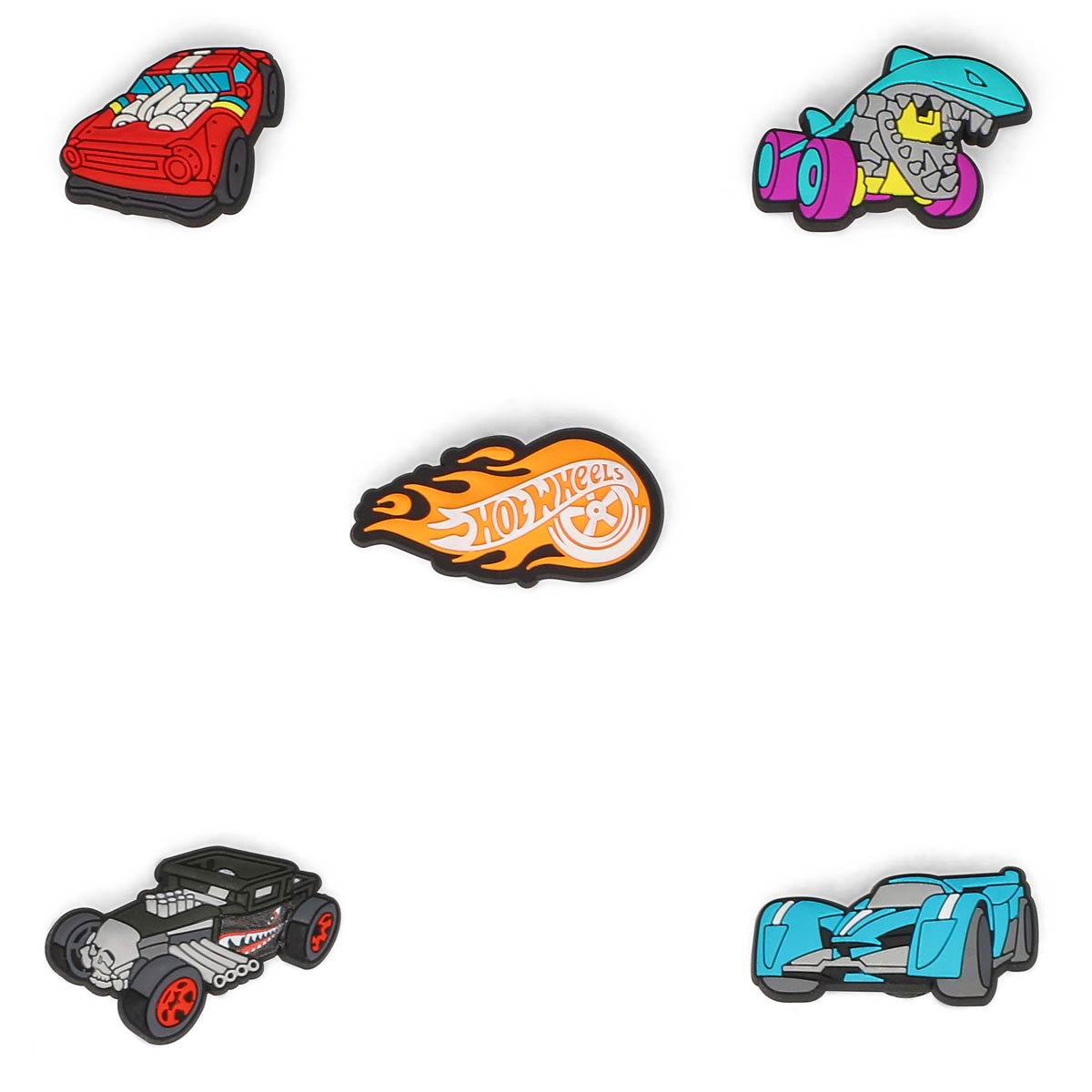 Crocs, Jibbitz Hot Wheels - 5 Pack