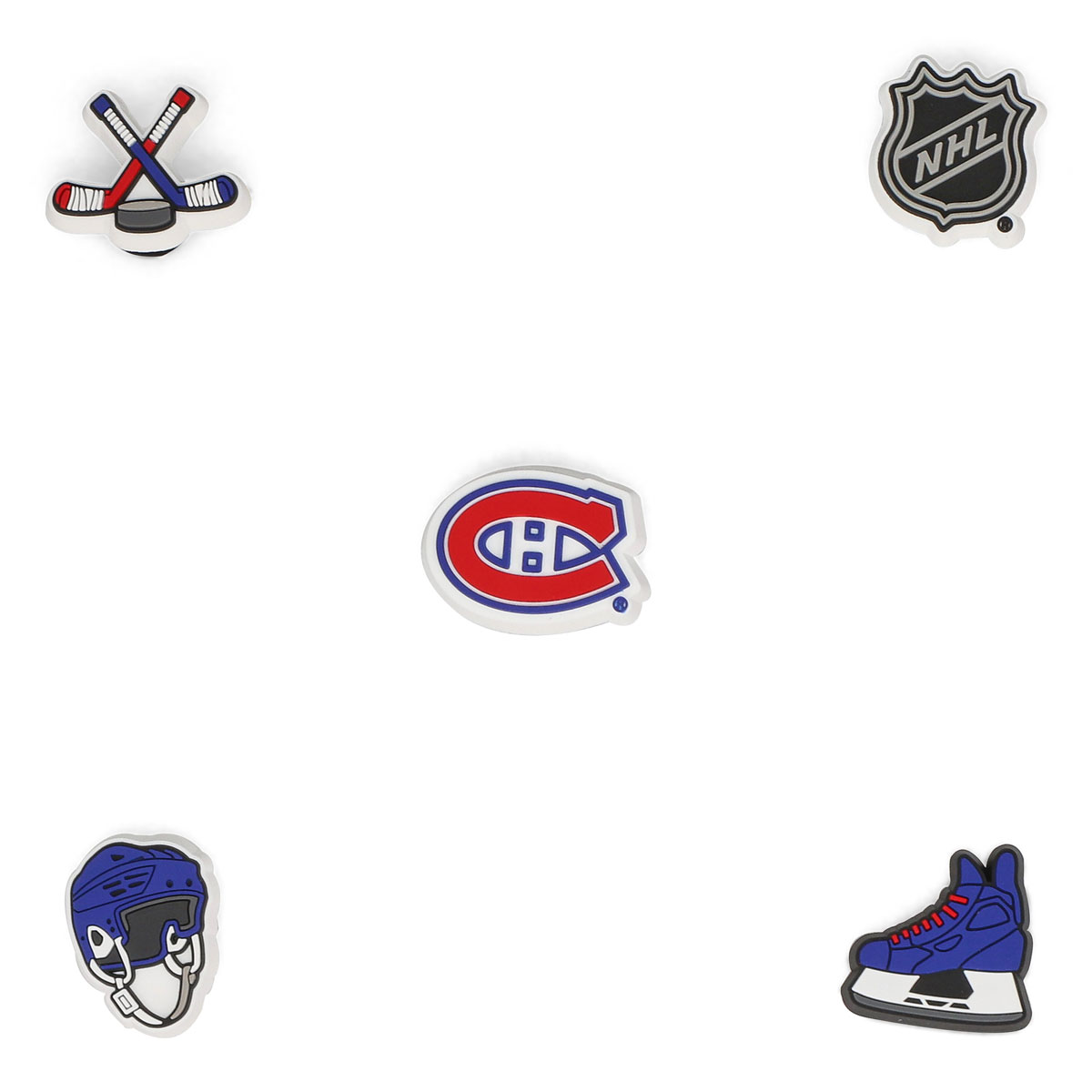 Crocs, Ensemble de breloques Jibbitz MONTREAL CANADIENS - 5 pièces