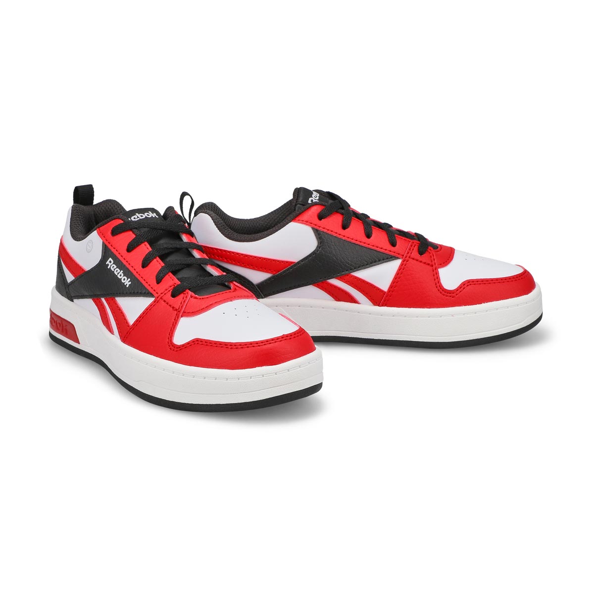 Boys Prime Step N Flash Lace Up Sneaker - Vector Red/White/Black