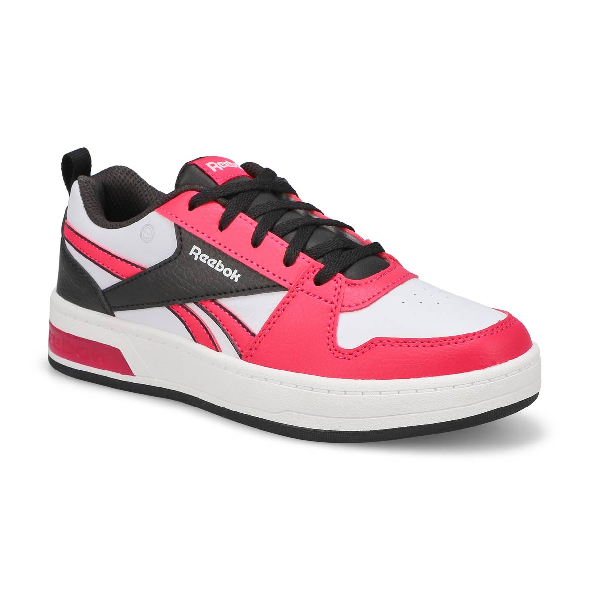 Girls  Prime Step N Flash Lace Up Sneaker - Bold Pink/White/Black