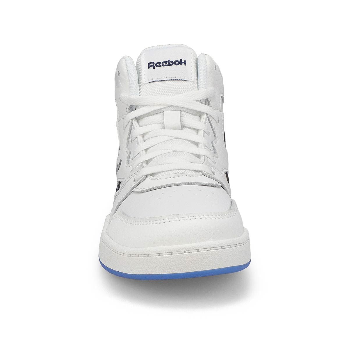 Kids  BB4500 Mid High Top Sneaker - White/Navy/Ice