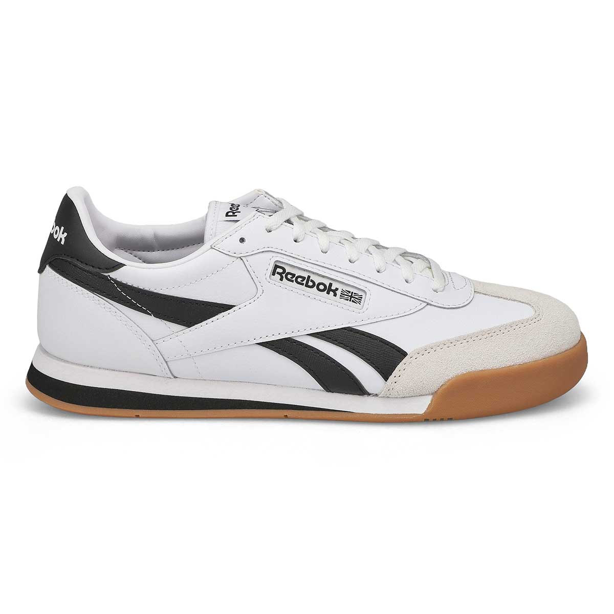 Mens Campio XT Lace Up Sneaker - White/Blk/Gum