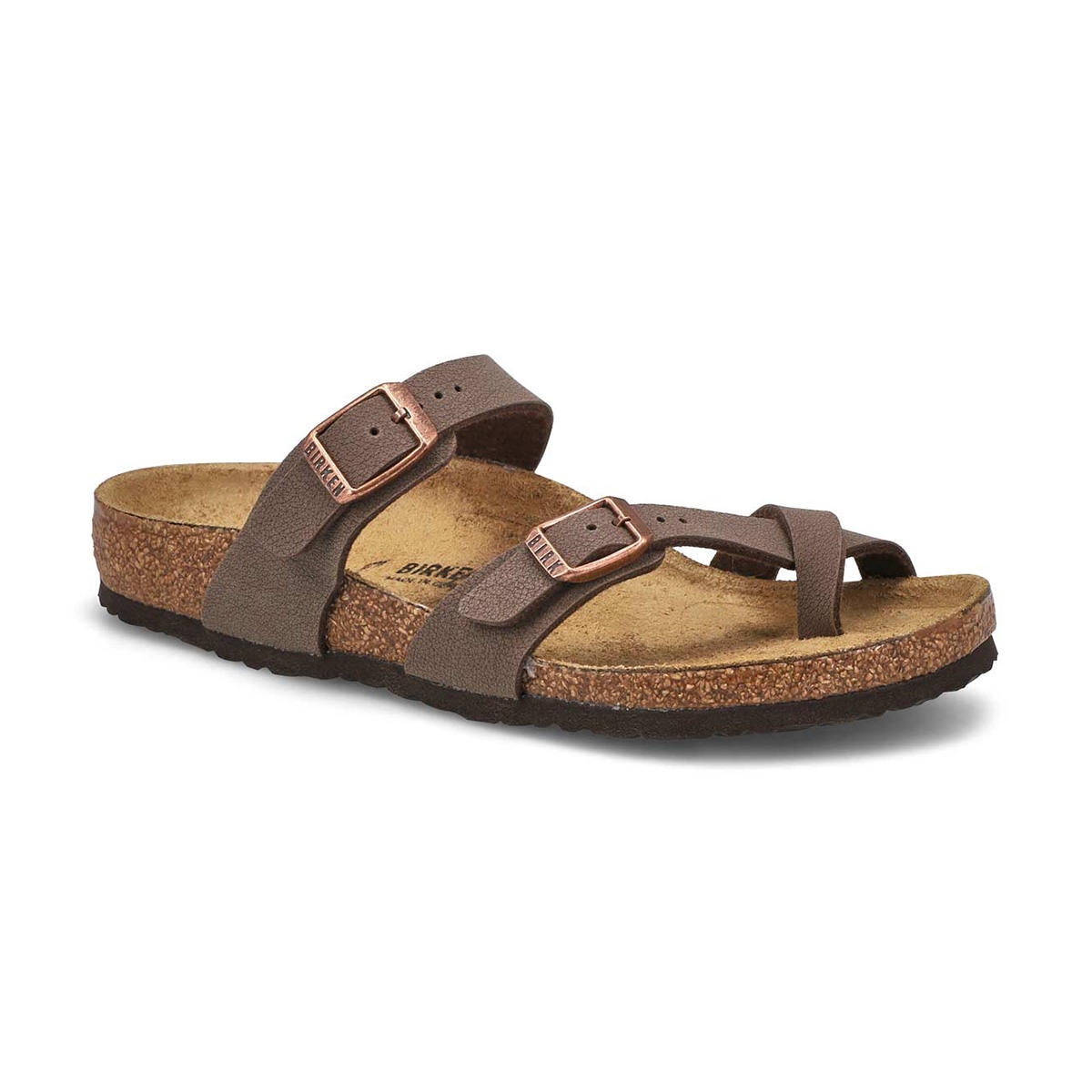 Birkenstock, Sandale passe-orteil MAYARI BF, moka, filles