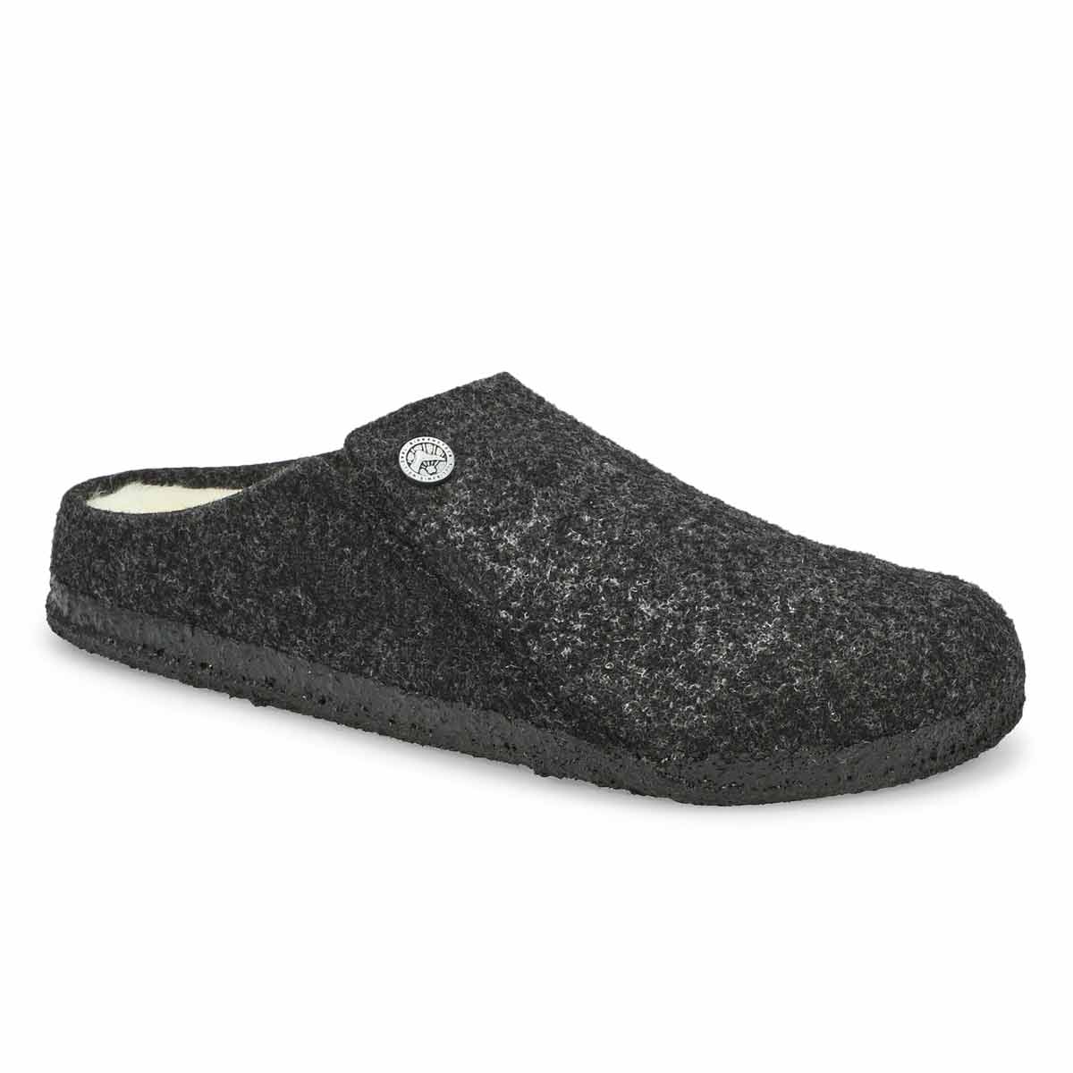 Birkenstock, Women's Zermatt Shearling Narrow Slipper - Anthracite