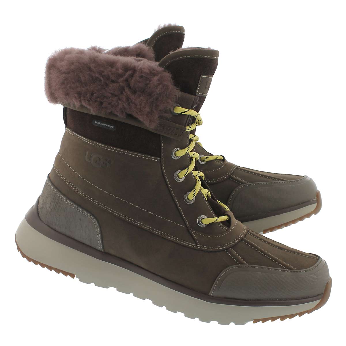 mens lace up snow boots