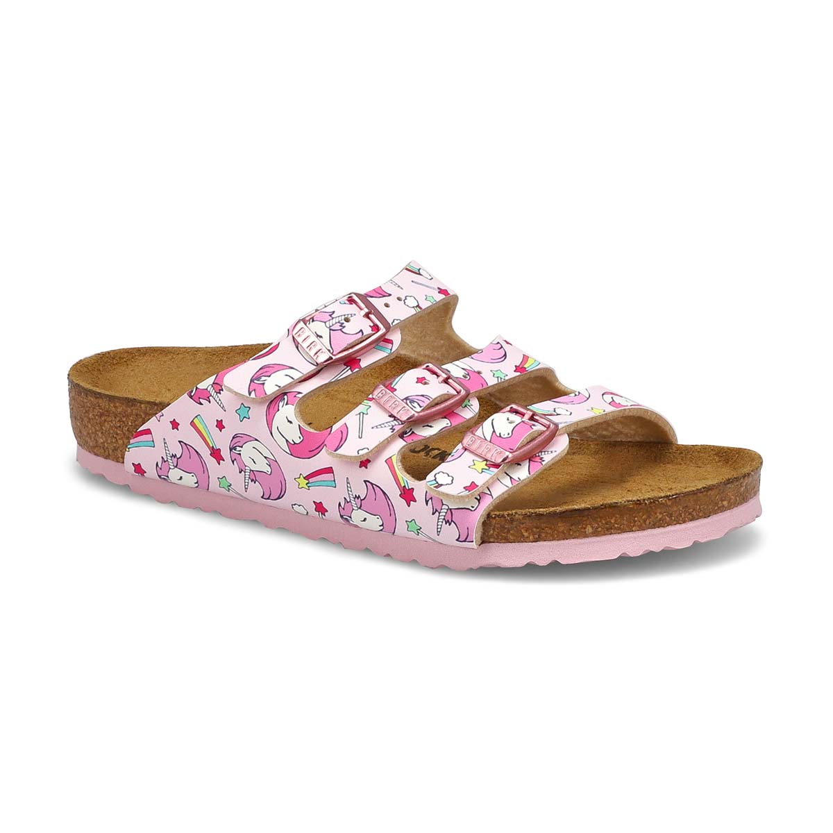 Birkenstock, Sandales étroites FLORIDA BF, licorne rose, filles