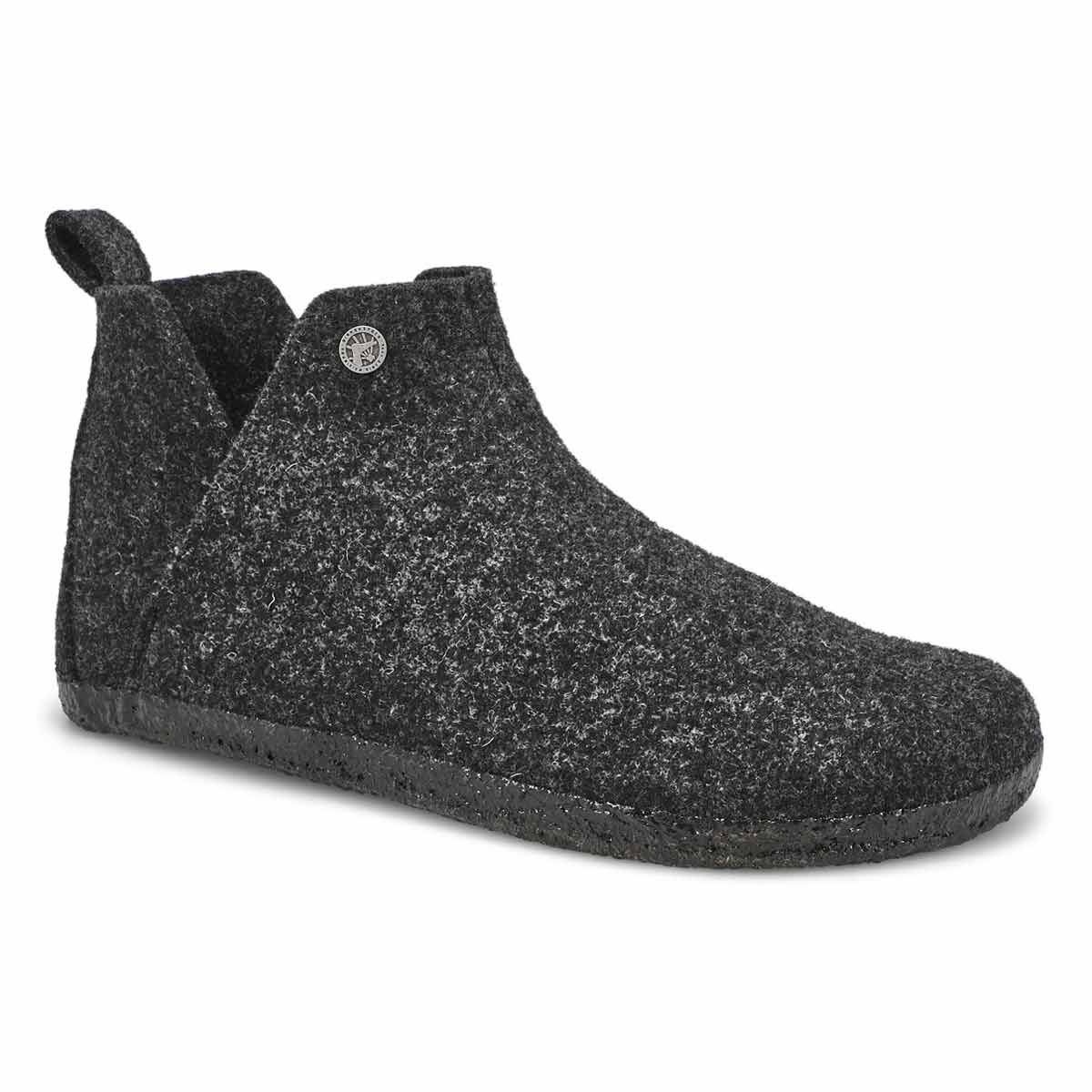 Birkenstock, Birkenstock, Men's Andermatt Shearling Slipper - Anthracite