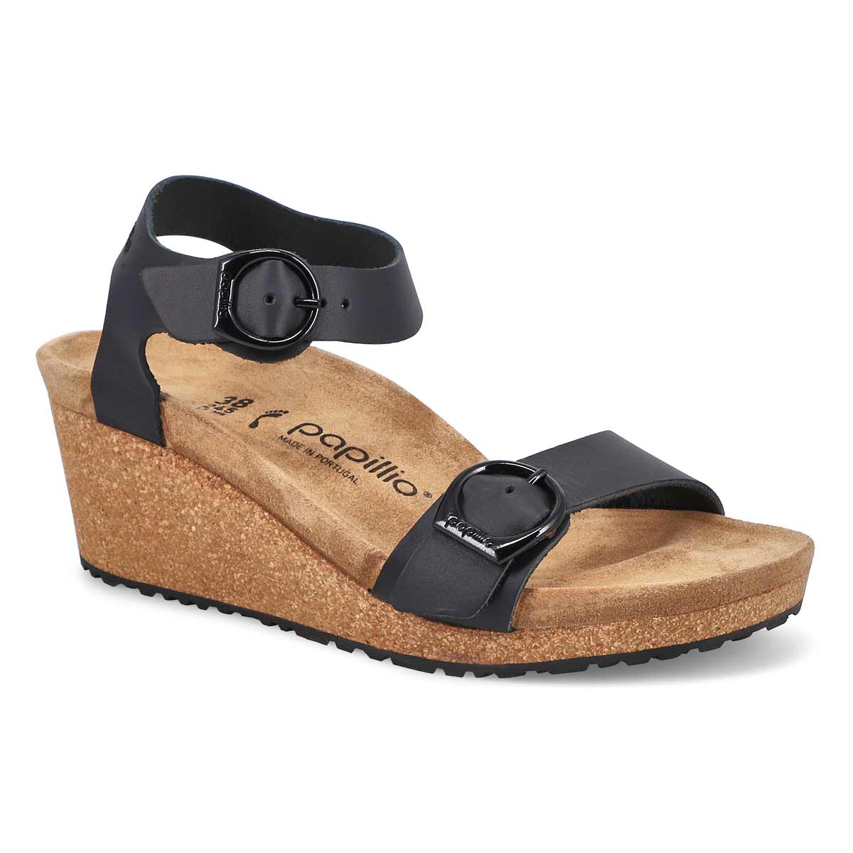 Birkenstock, Sandales étroites SOLEY LTR, noir, femmes