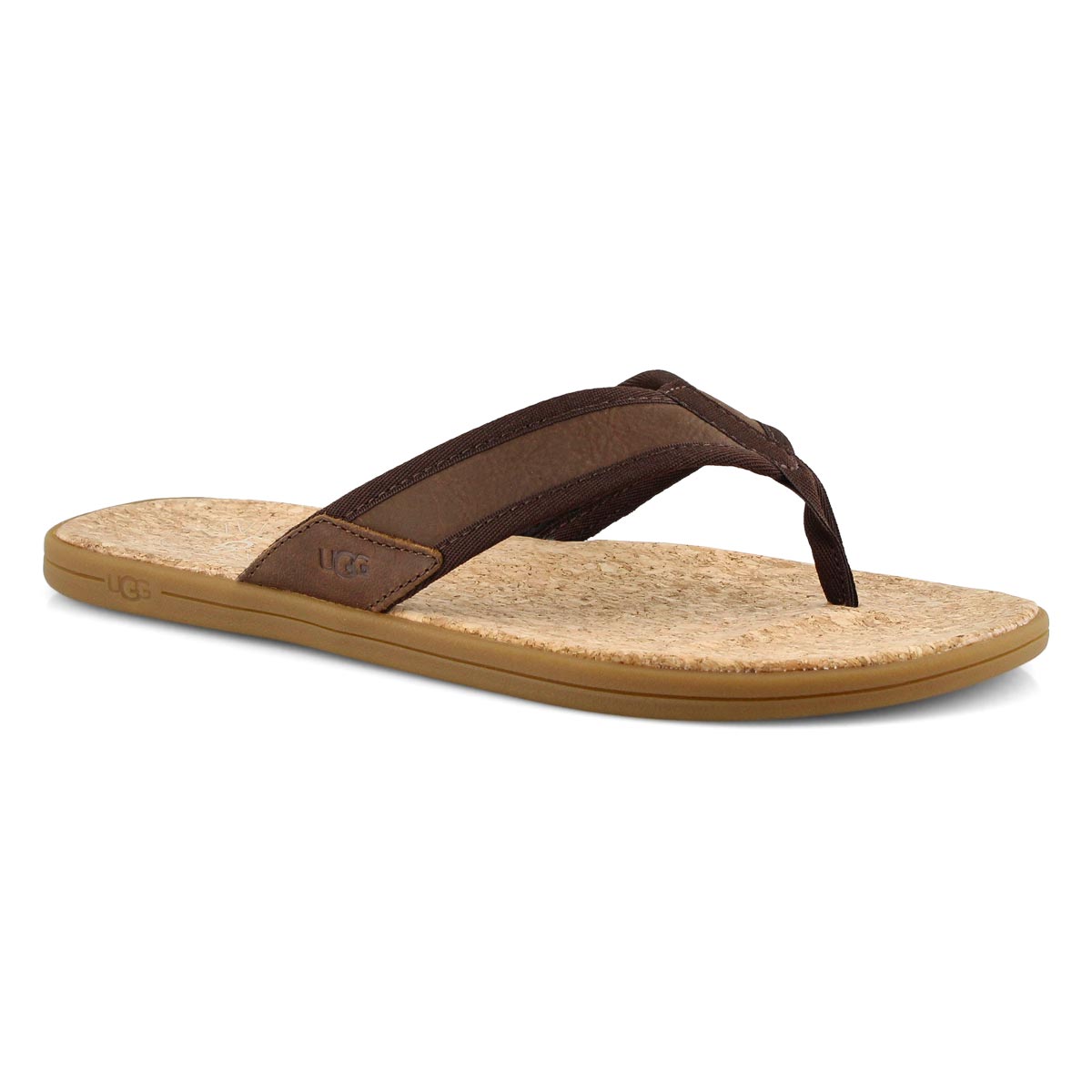 UGG Men's Seaside Flip Thong Sandal - Chestnu | SoftMoc.com