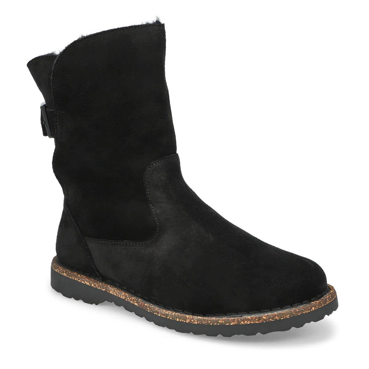 Birkenstock, Bottes doublées de rason UPPSALA, noir, femmes