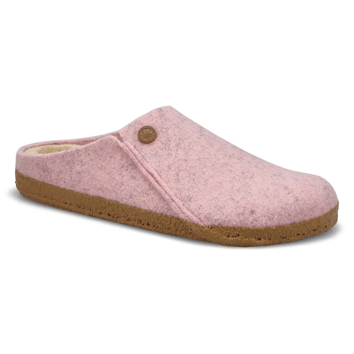 Birkenstock, Women's Zermatt Shearling Narrow Slipper - Light Rose