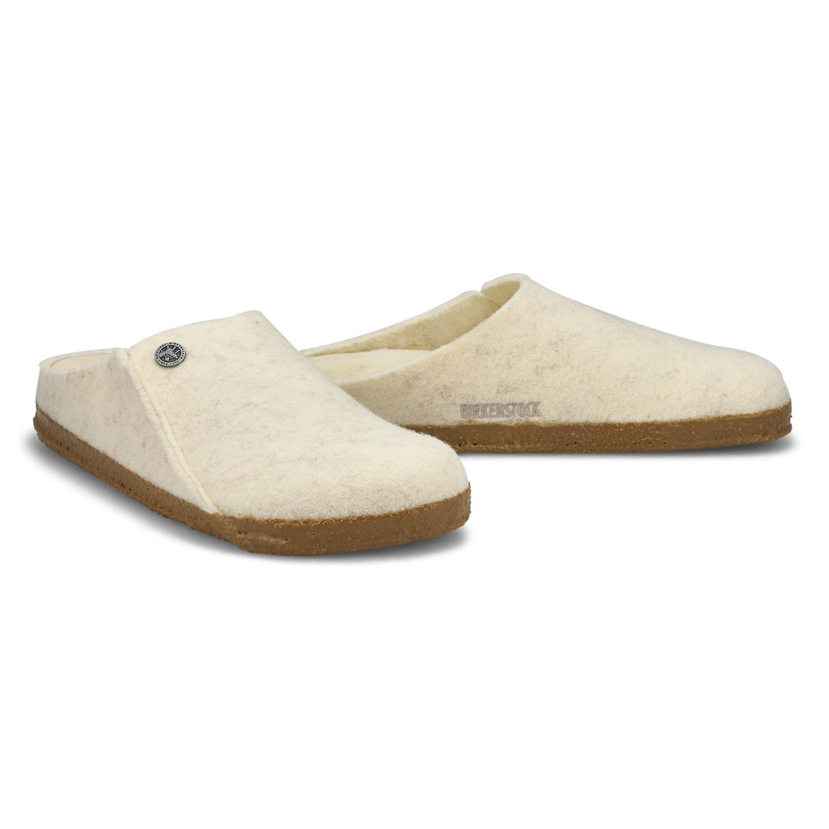 Womens  Zermatt Shearling Narrow Slipper - Ecru