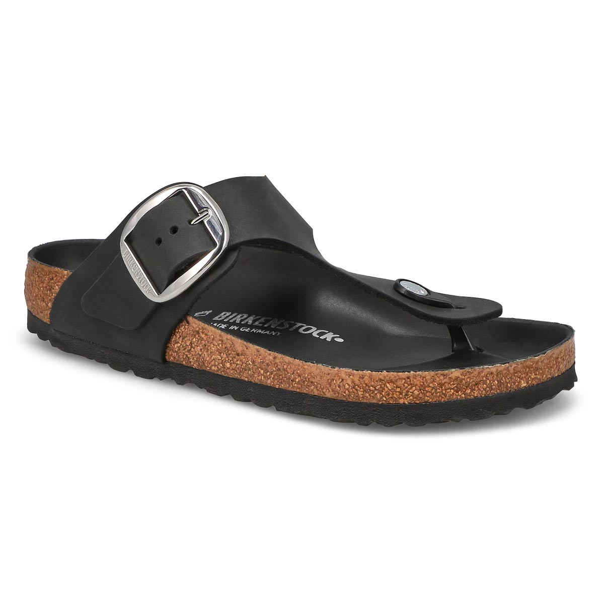 Birkenstock, Women's Gizeh Big Buckle Thong Sandal - Black