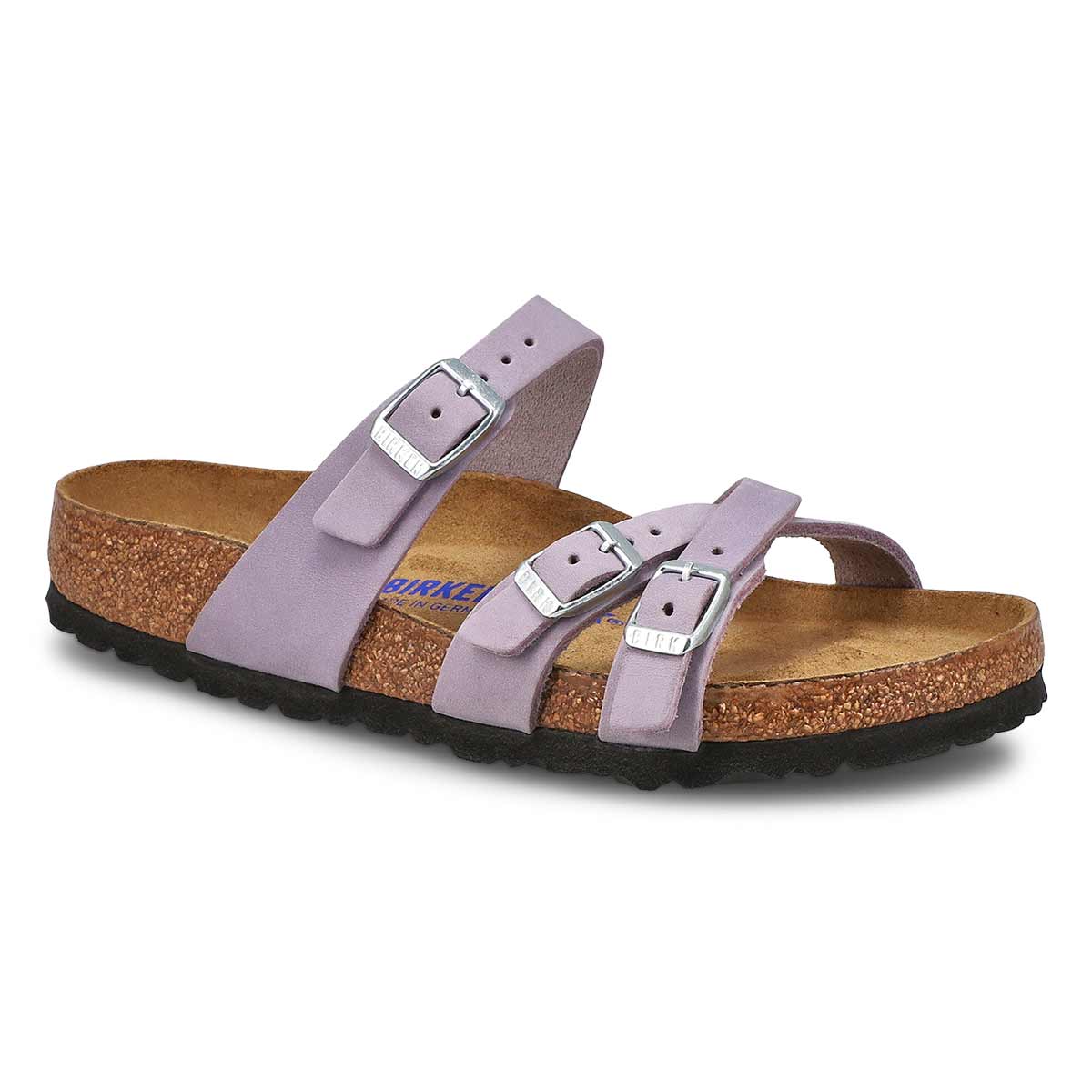 Birkenstock, Women's Franca Birko-Flor Buckle Sandal - Purple Fog