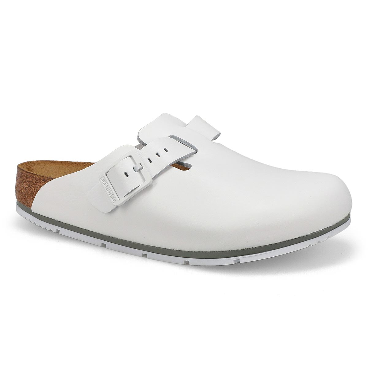 Birkenstock, Sabot à enfiler BOSTON PRO, blanc, femmes