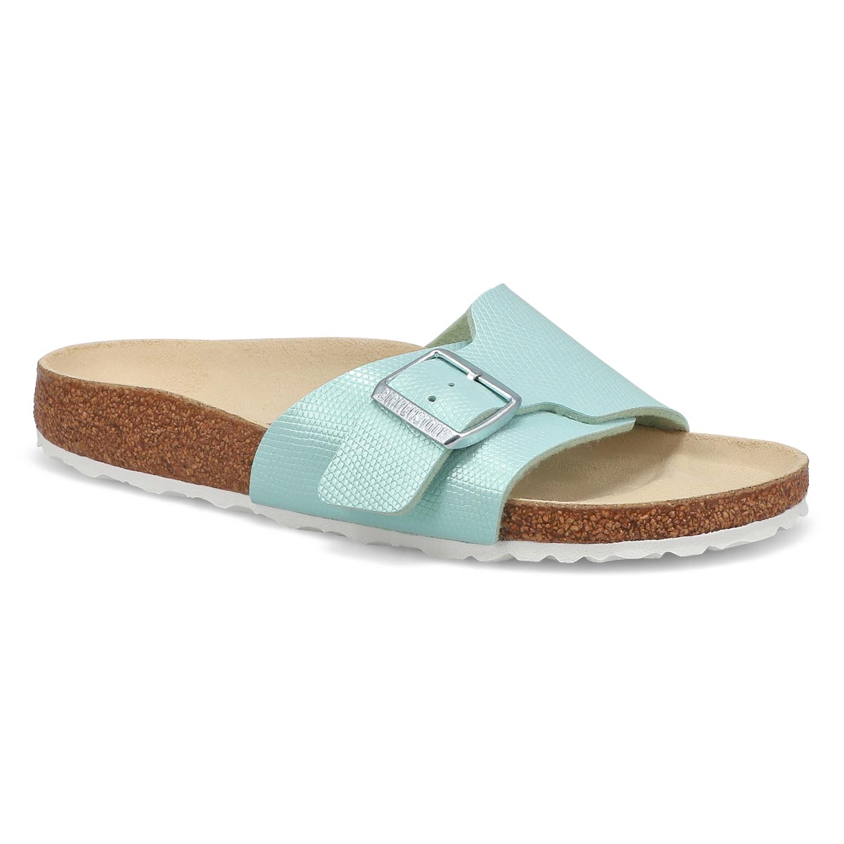 Birkenstock, Women's Catalina Soft Footbed Narrow Sandal - Surf Green