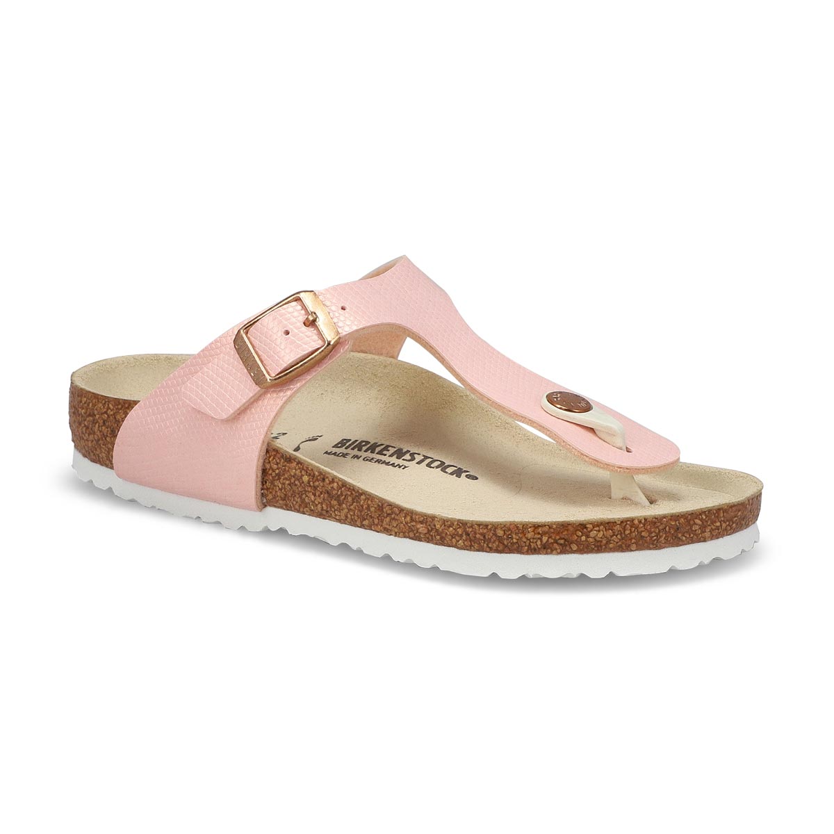 Birkenstock, Tongs étroites GIZEH BIRKO-FLOR NARROW, rose brillant, filles