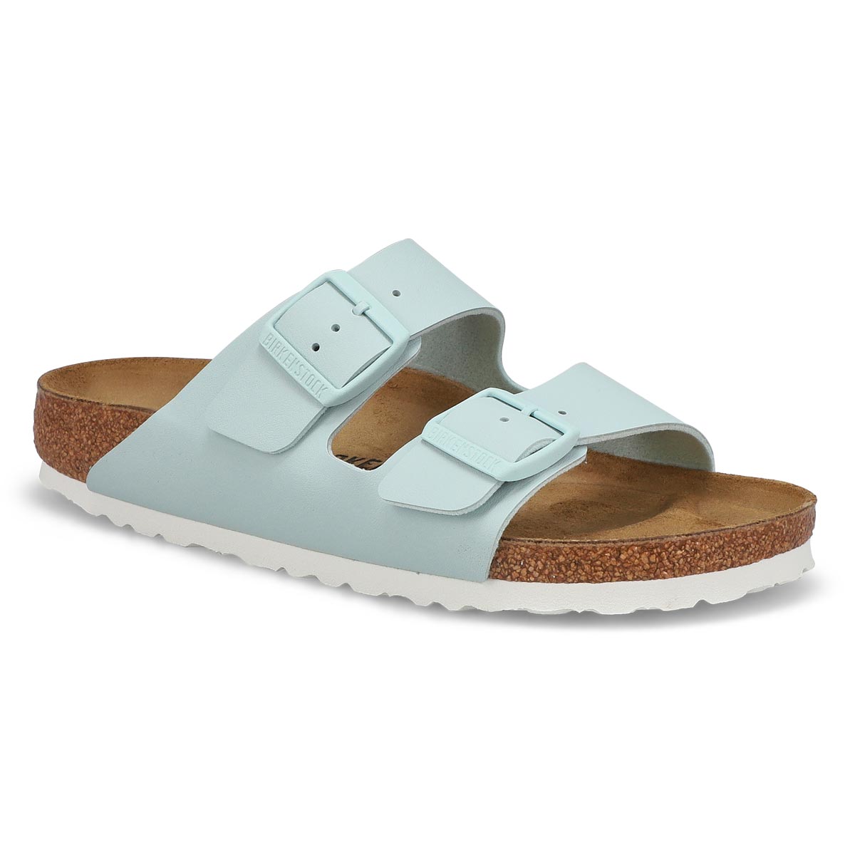 Birkenstock, Birkenstock, Women's Arizona Birko-Flor 2-Strap Narrow Sandal - Surf Green