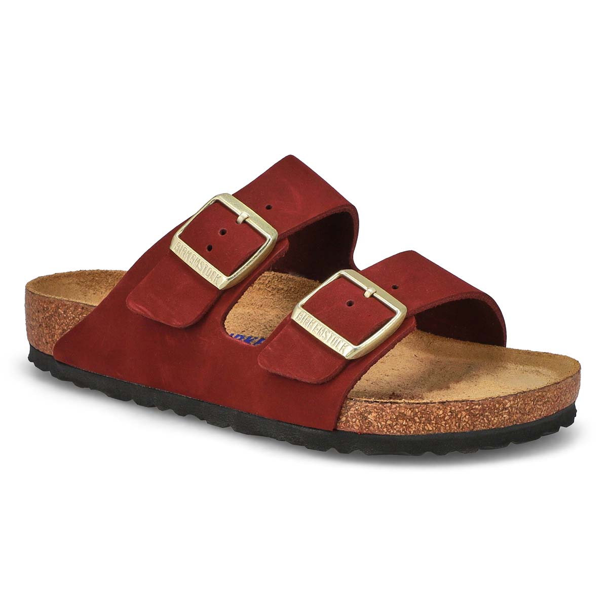 Birkenstock, Sandale à 2 brides avec assise souple ARIZONA, zinfandel, femmes