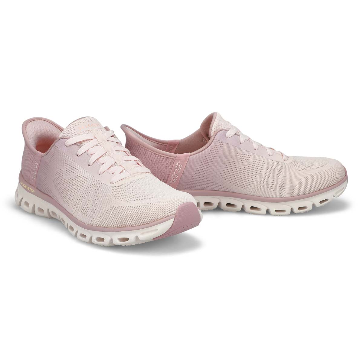 Womens Glide Step Excite Slip-Ins Sneaker - Mauve