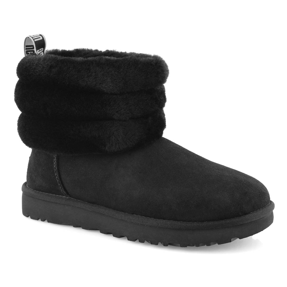 ugg black quilted boots