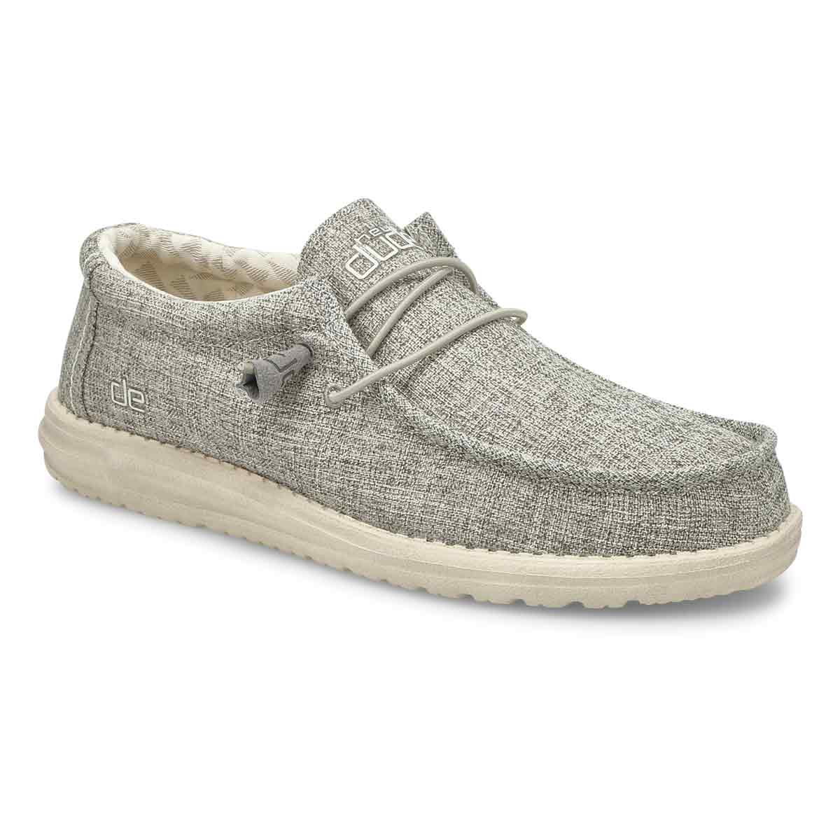 Hey+Dude+Men%27s+Grey+Wally+Linen+Shoes for sale online | eBay