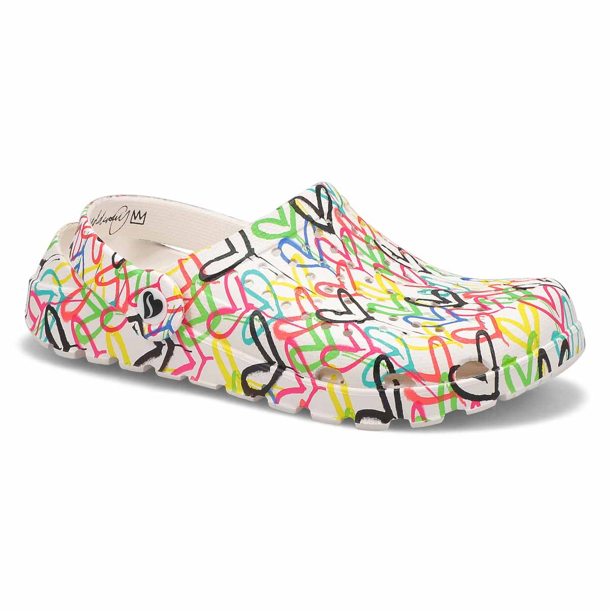 Skechers, Women's JGoldcrown Footsteps Clog - White Multi