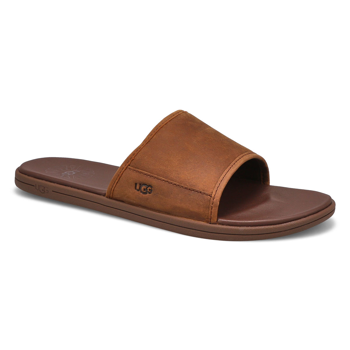 UGG, UGG, Men's Seaside Slide Sandal - Luggage