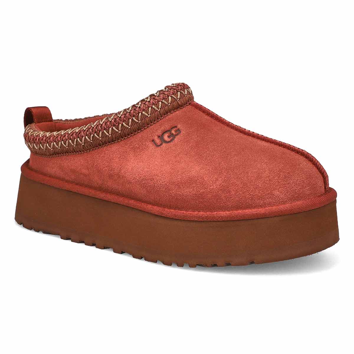 UGG, UGG, Pantoufle à plateforme TAZZ, jaspe rouge, femmes