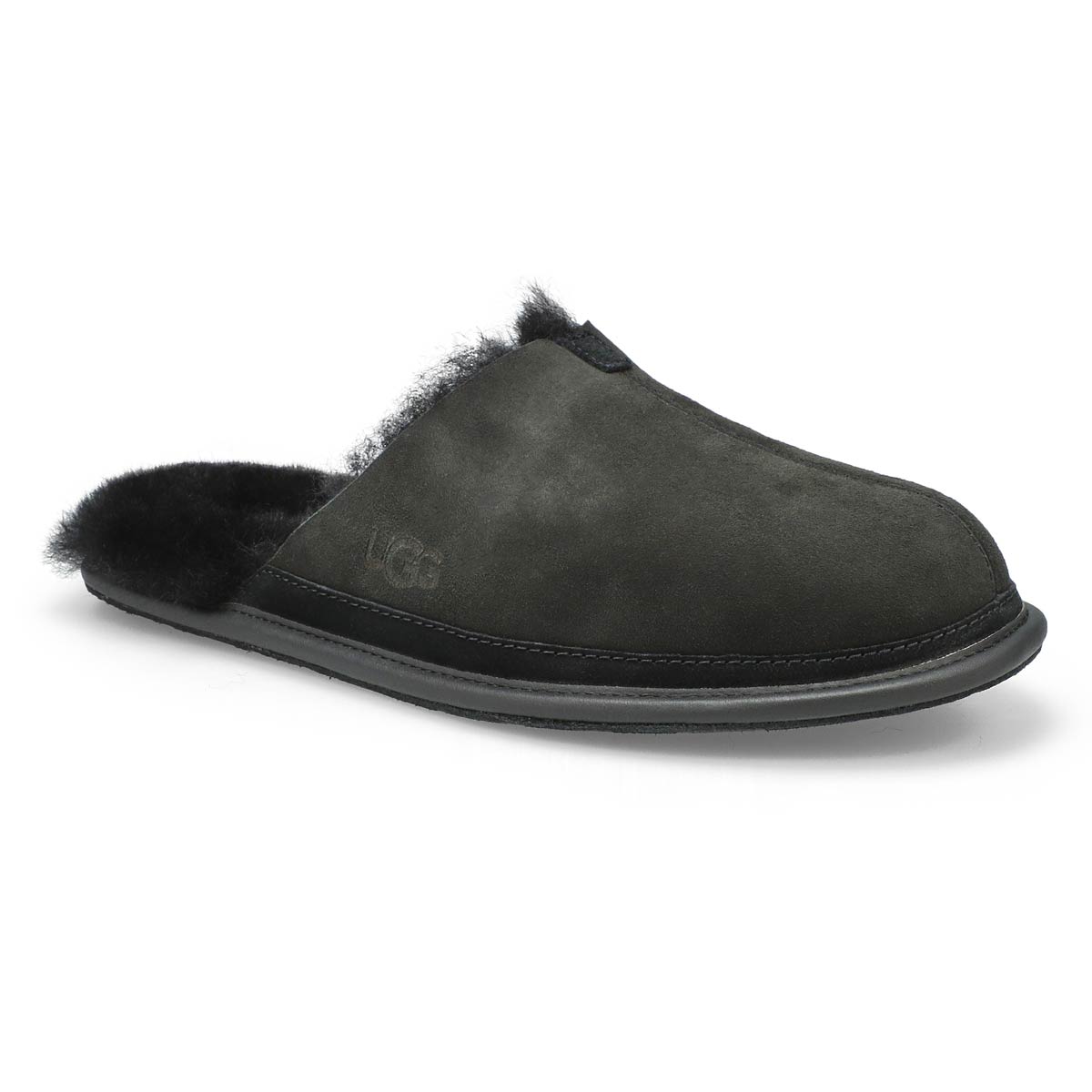 UGG, UGG, Pantoufle en peau de mouton HYDE, noir, hommes