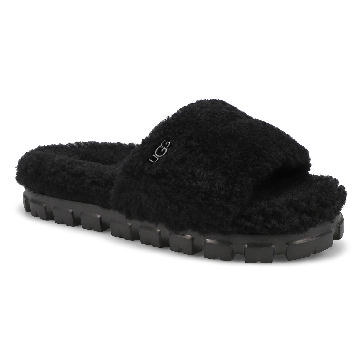 UGG, Pantoufle COZETTA CURLY, noir, femmes