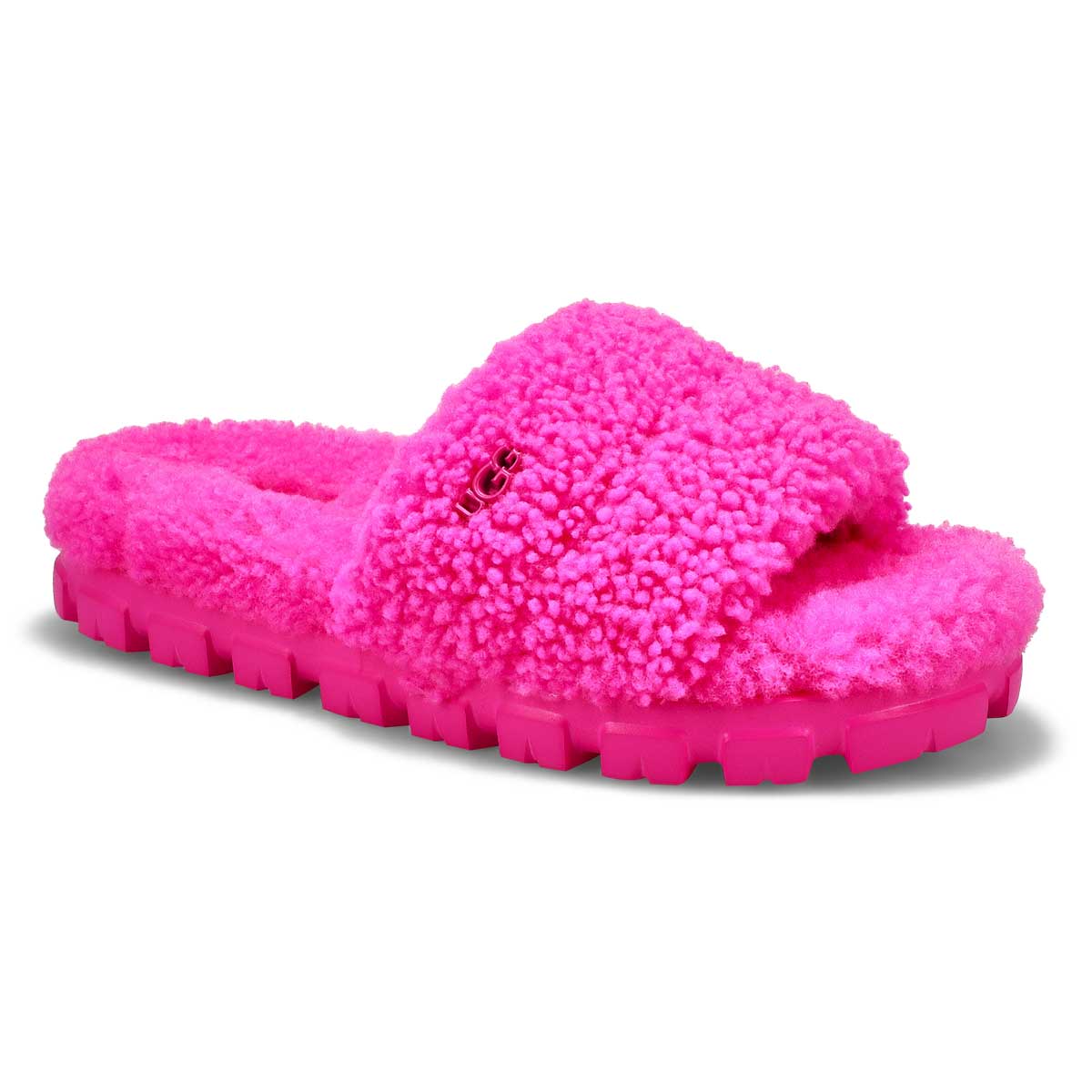 UGG Women's Cozetta Curly Slipper - Carnation | SoftMoc.com