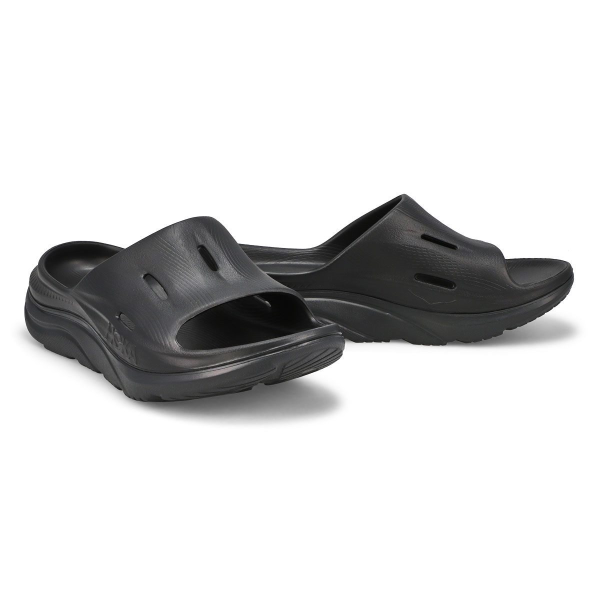 Womens Ora Recovery Slide 3 Sandal - Black/Black