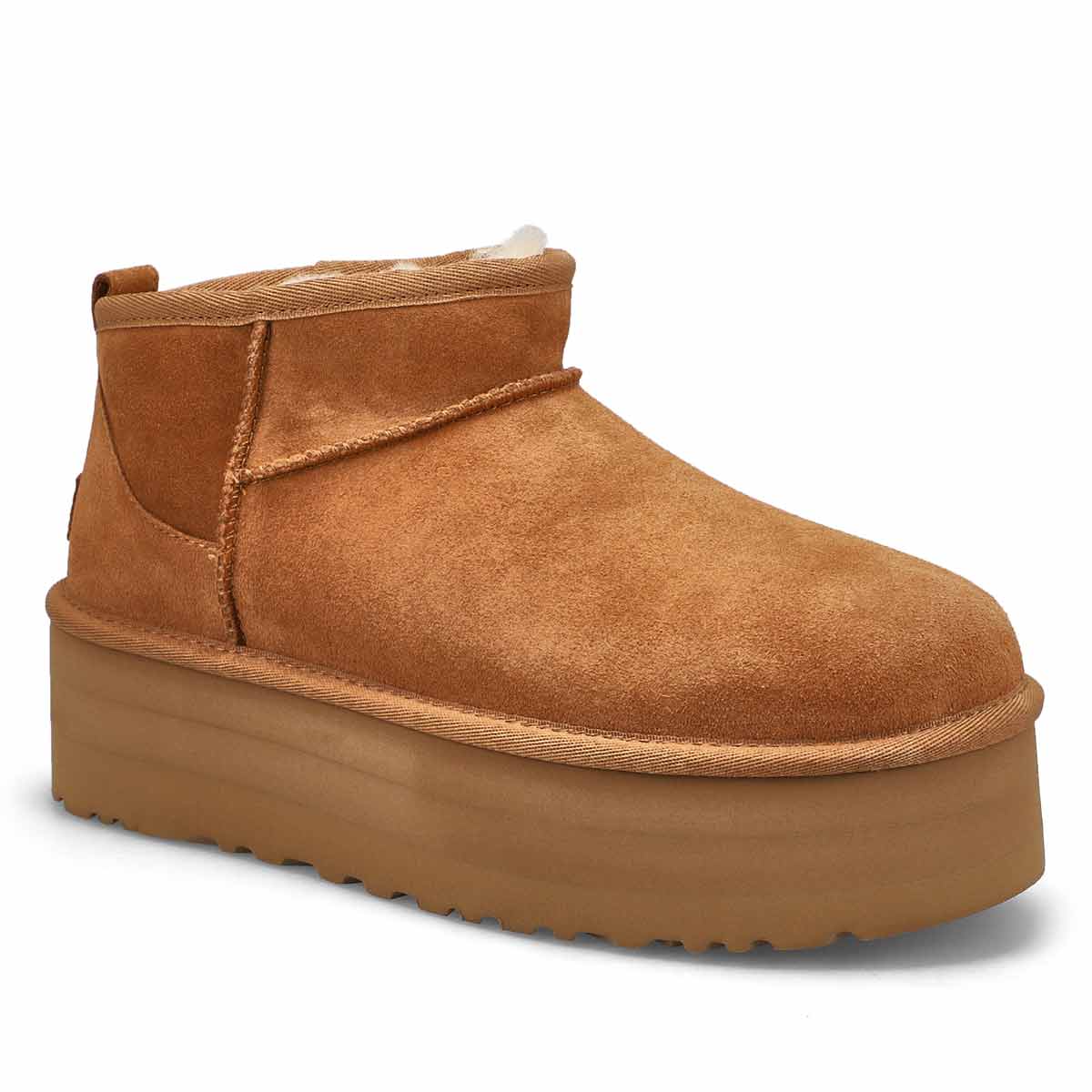 UGG, Botte CLASSIC ULTRA MINI PLATFORM, châtaigne, femmes