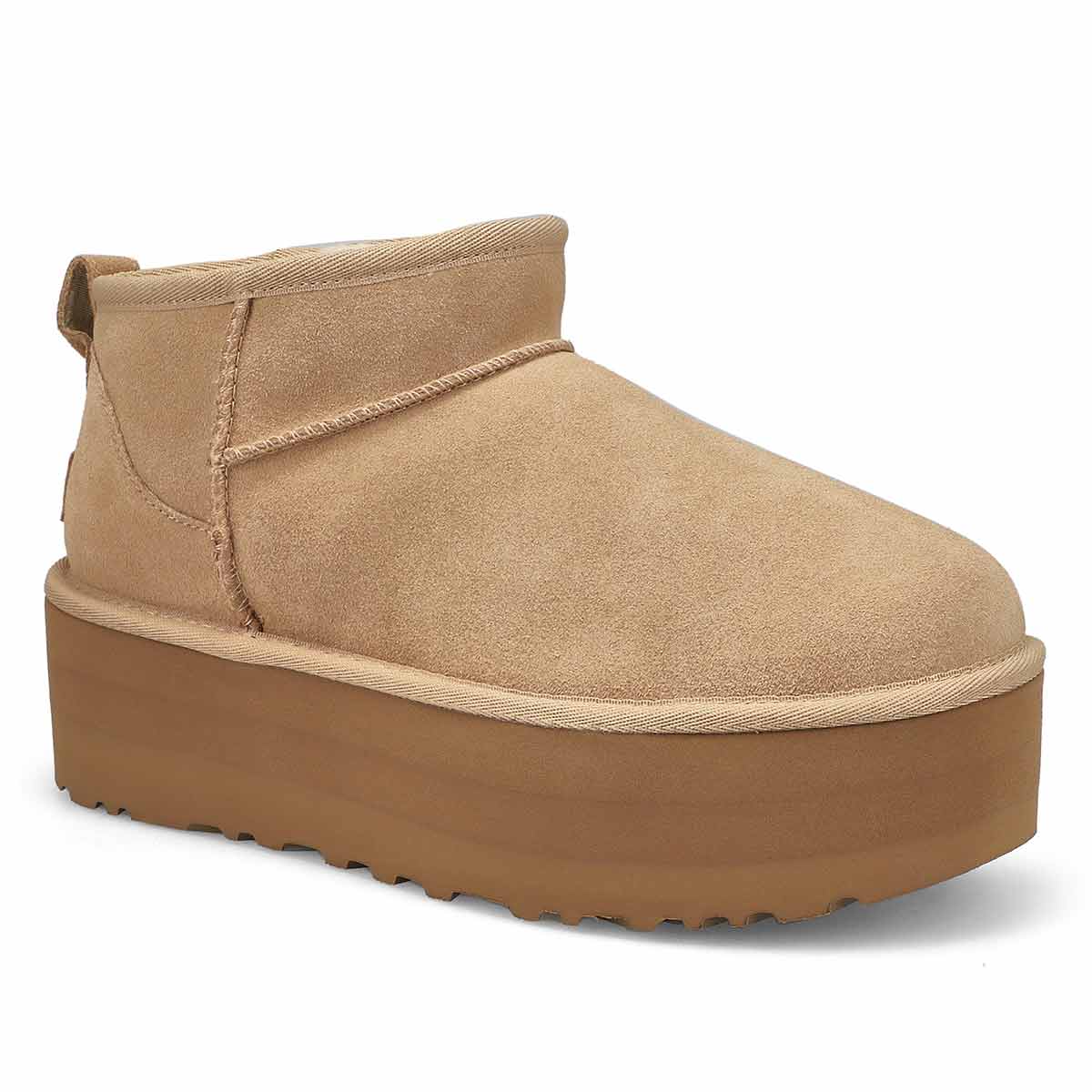 UGG, Botte CLASSIC ULTRA MINI PLATFORM, sable, femmes