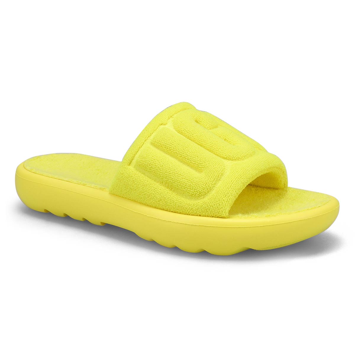 UGG, Sandale MINI SLIDE, jaune soleil, femmes