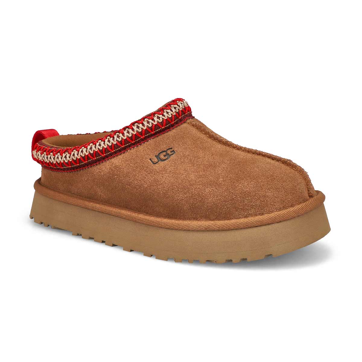 Kids Tazz Platform Slipper - Chestnut