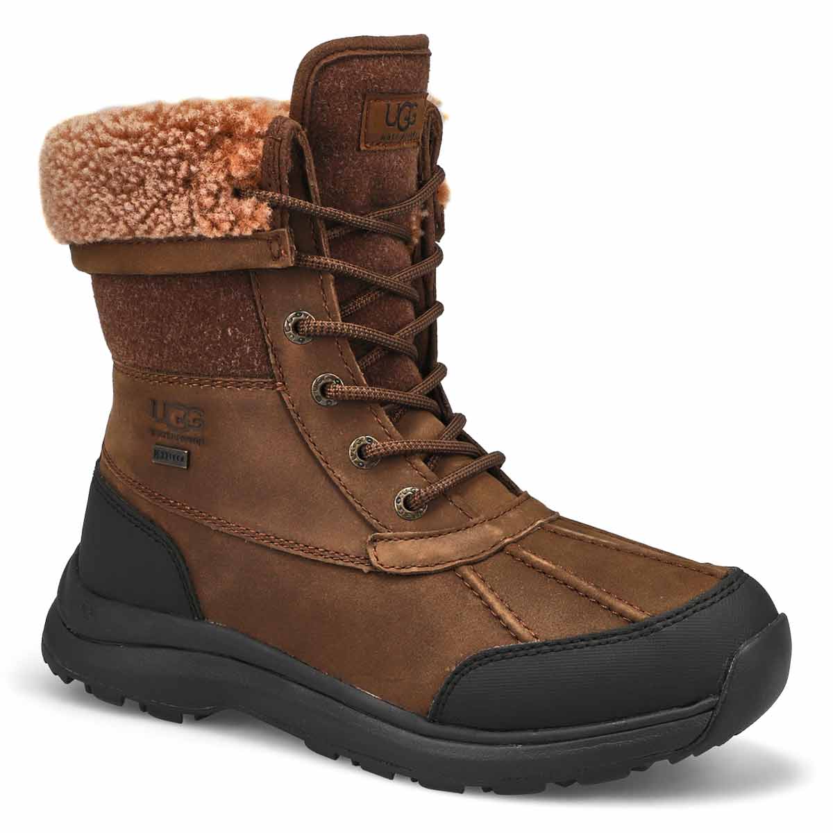 UGG, Botte d'hiver imperméable ADIRONDACK III TIPPED, terre, femmes