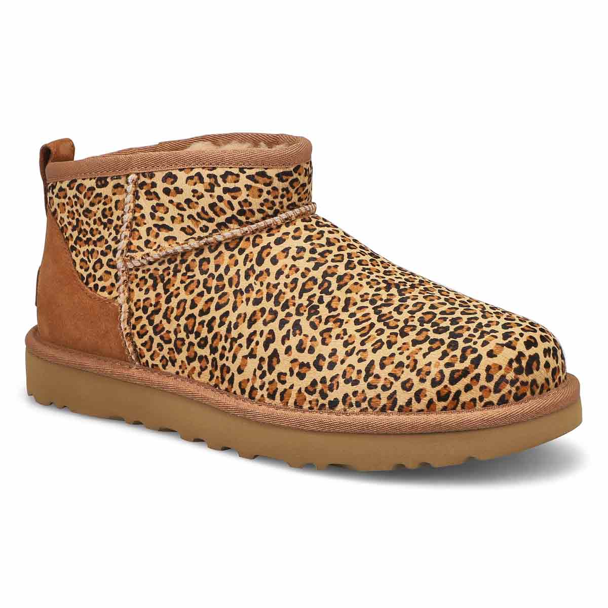 UGG, Women's Classic Ultra Mini Speckles Boot - Chestnut