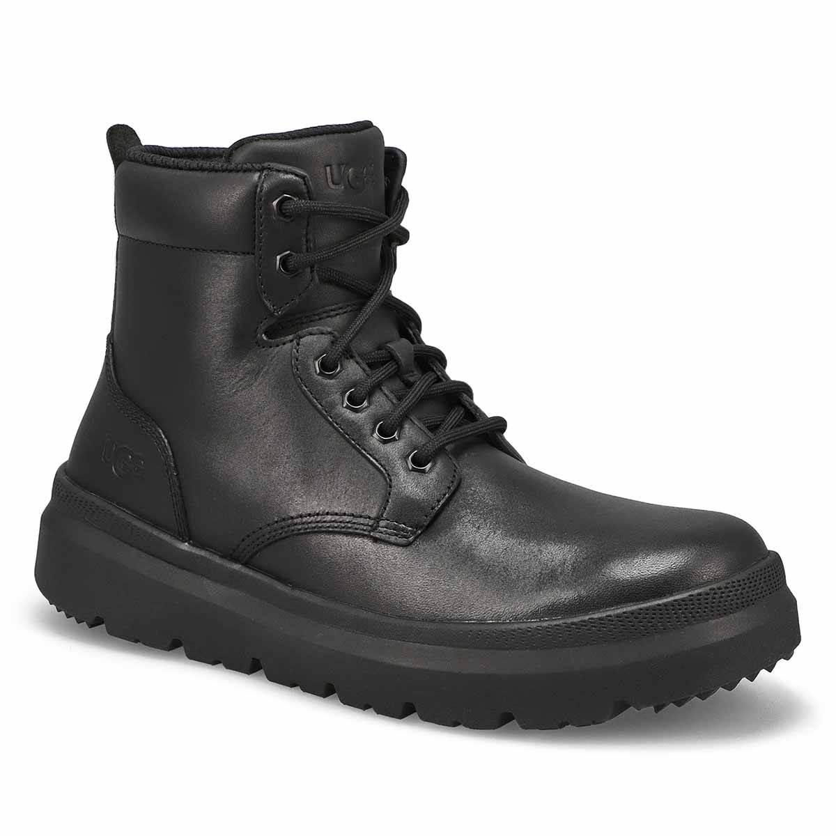 UGG, UGG, Botte décontractée imperméable BURLEIGH, noir, hommes