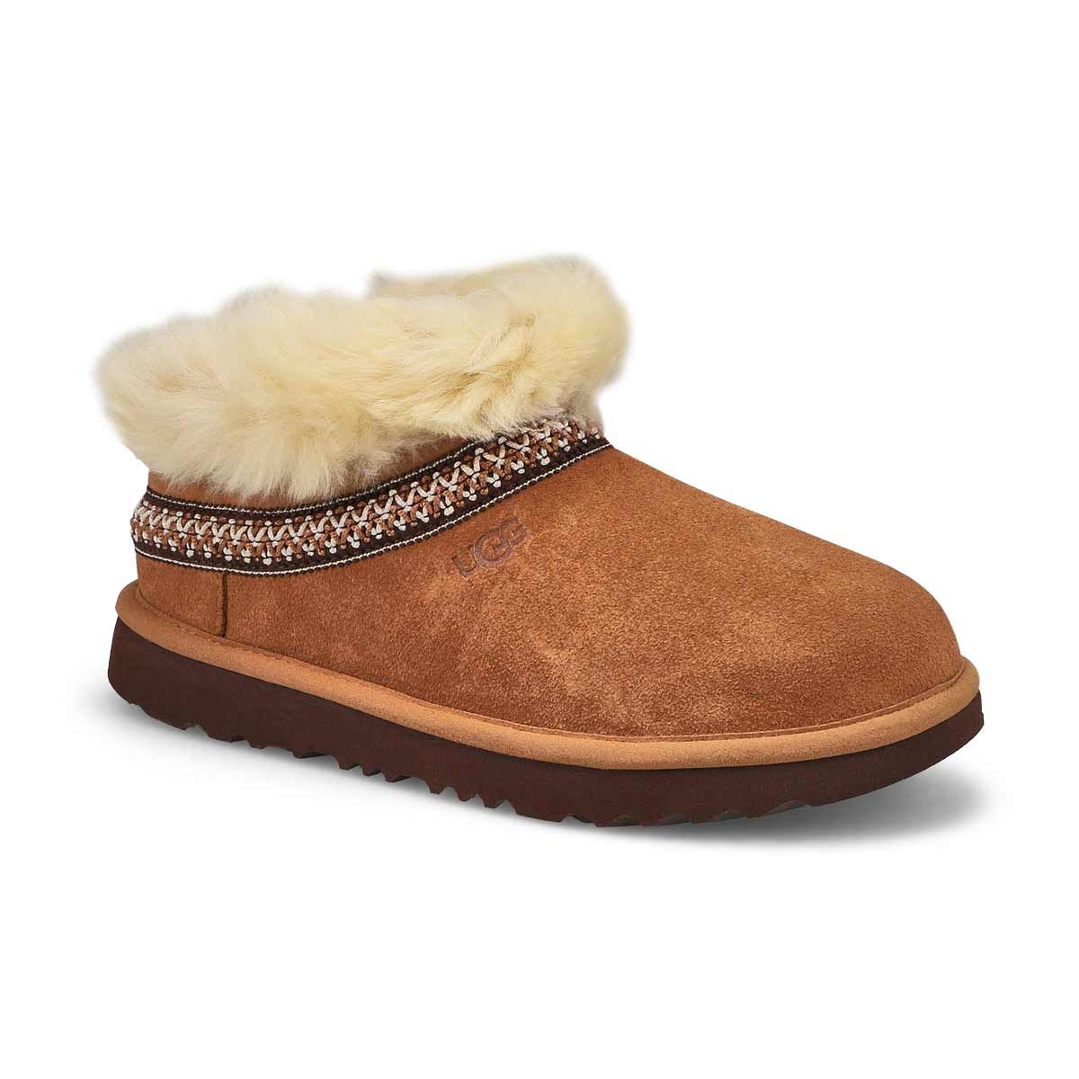 UGG, Botte en peau de mouton MINI CRESCENT, châtaigne, filles