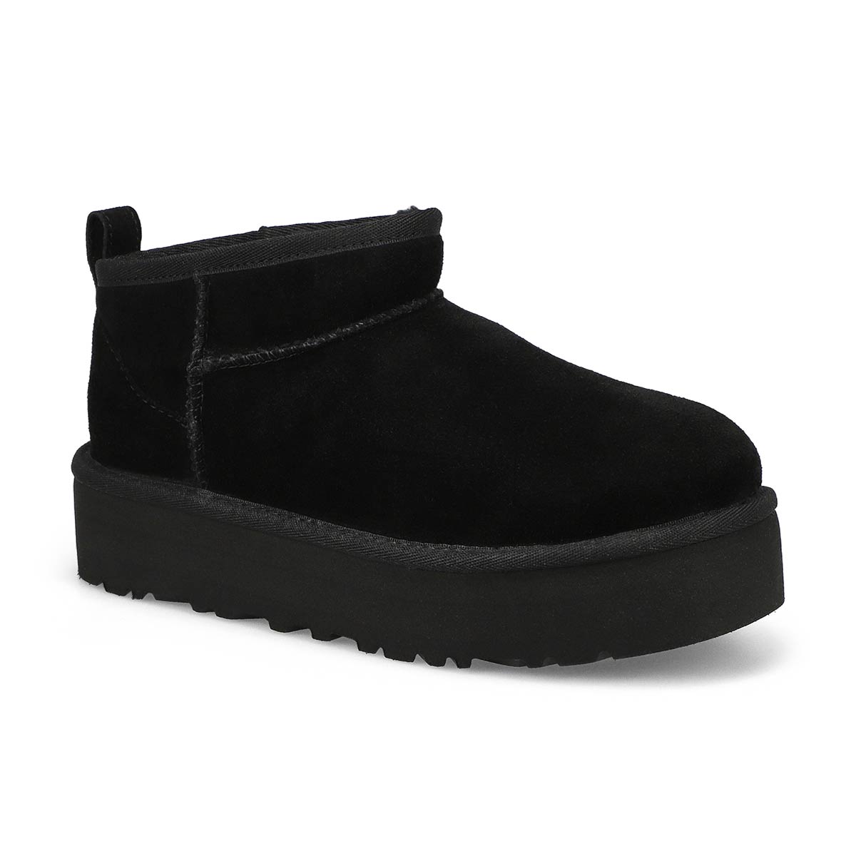 UGG, UGG, Botte en peau de mouton ULTRA MINI PLATFORM, noir, filles