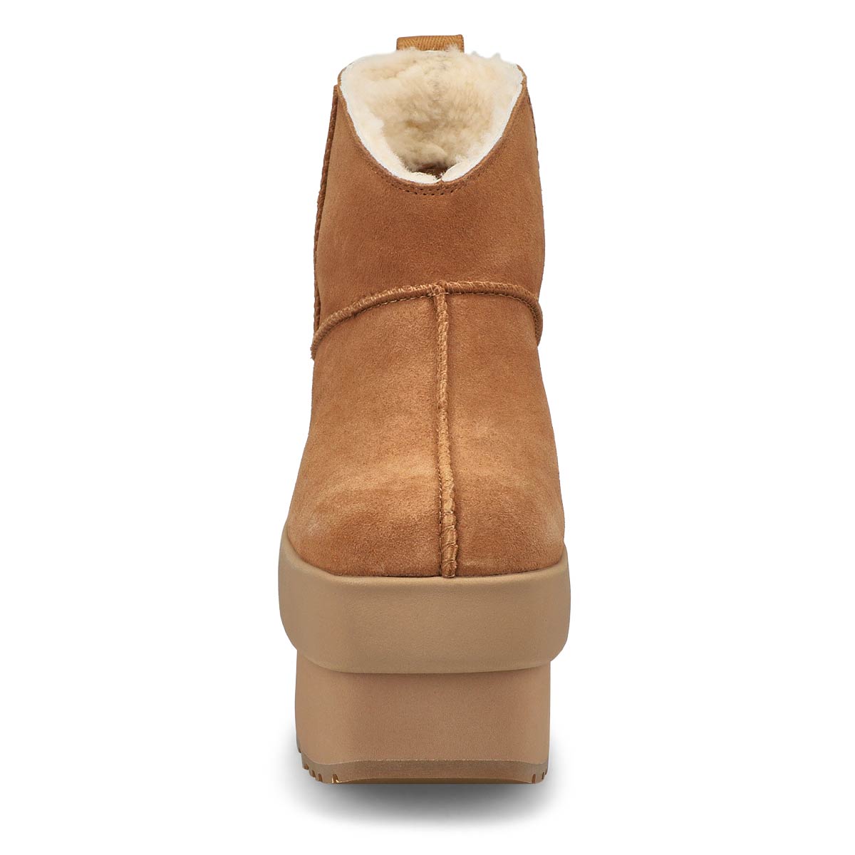 Womens New Heights Platform Mini Boot - Chestnut