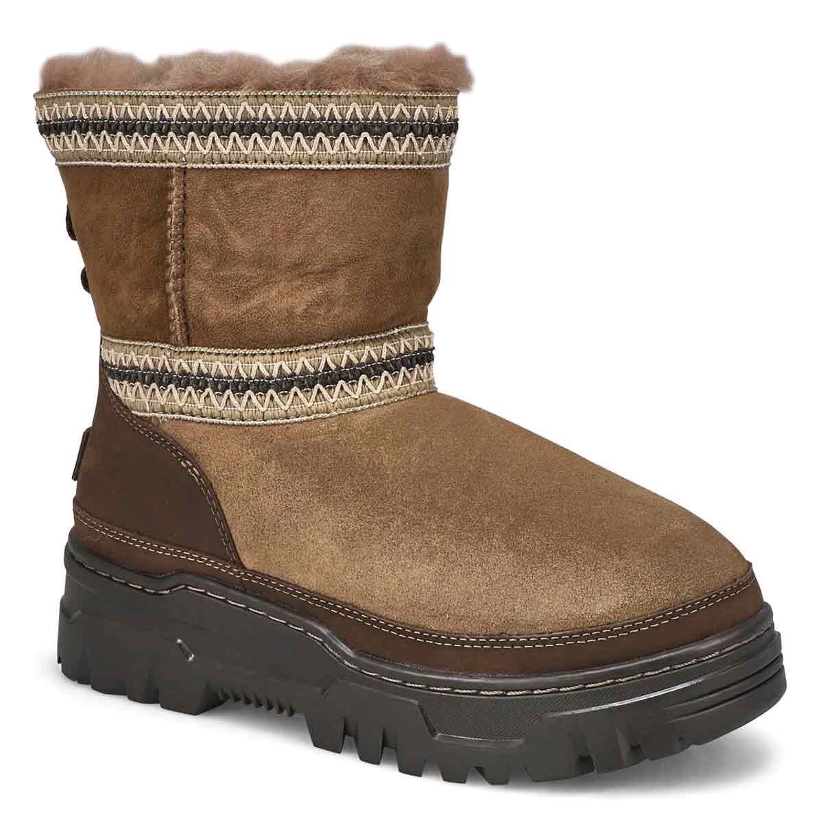 UGG, Botte CLASSIC MINI TRAILGAZER, hickory, femmes