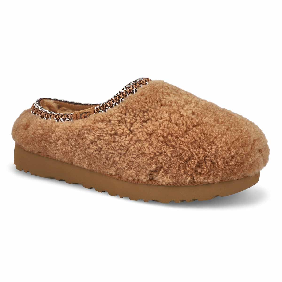 UGG, Pantoufle TASMAN MAXI CURLY, châtaigne, femmes