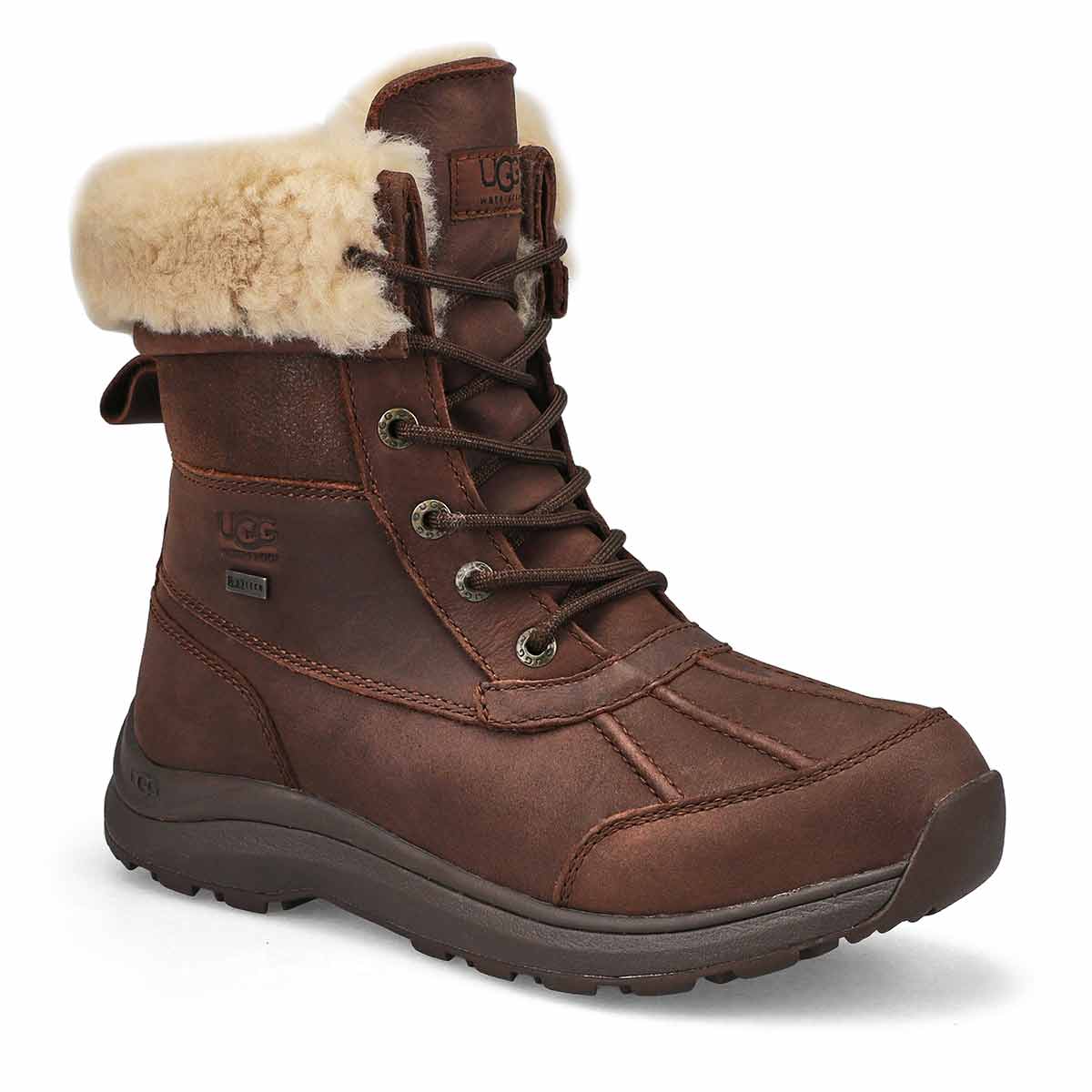 UGG, Botte d'hiver imperméable ADIRONDACK III DISTRESSED, cèdre brûlé, femmes