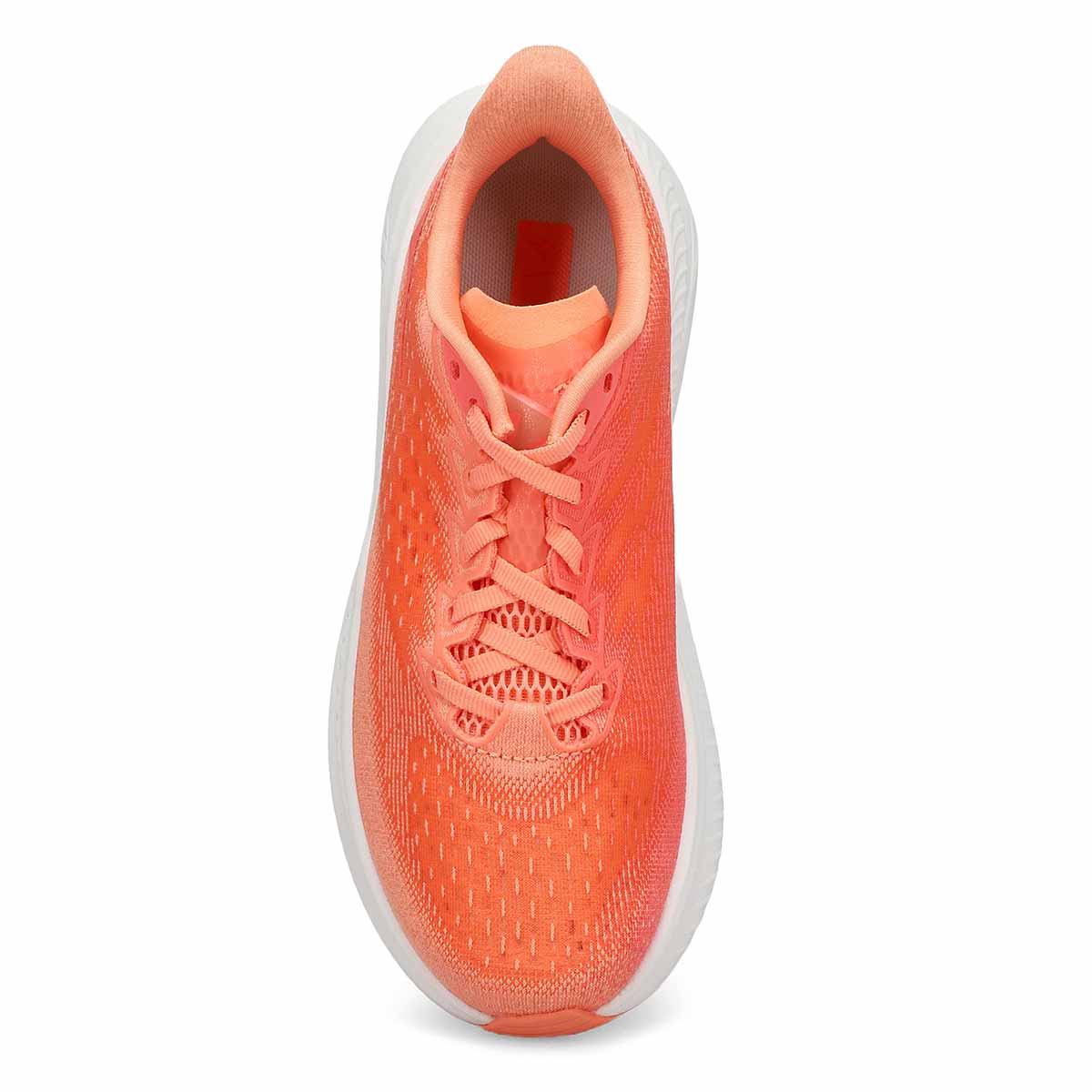 Womens Mach 6 LA Lace Up Performance Sneaker - Guava/White