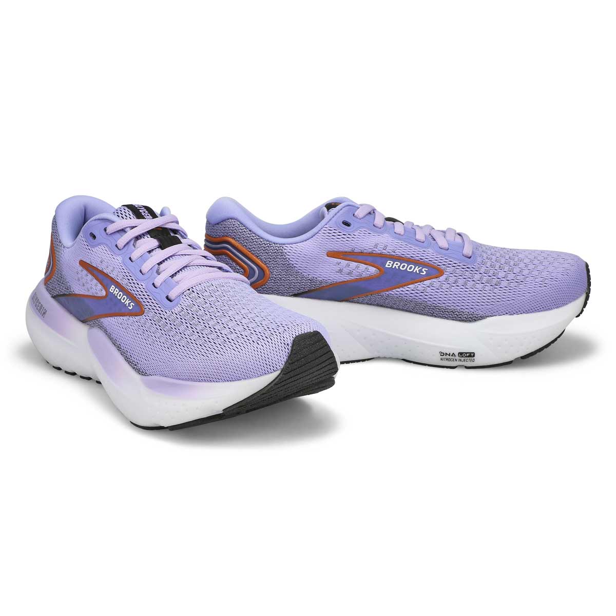 Womens Glycerin 21 Lace Up Performance Sneaker - Lavender/Black/Copper